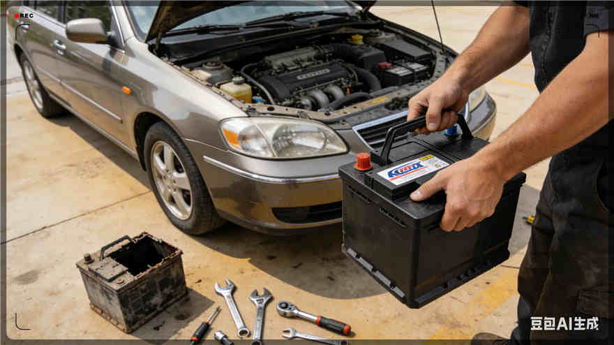 钟山区汽车换电瓶电话【案例】