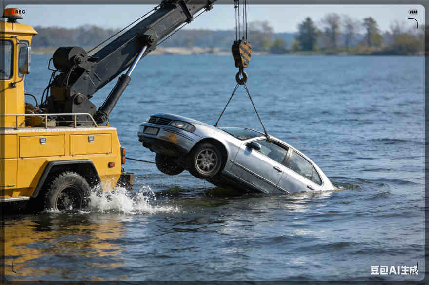 钟山区吊车救援电话【案例】